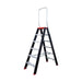 Doppeltreppe schwarz Professionell 2x6 Stufen - Limited Edition - Gerüstexpress.de