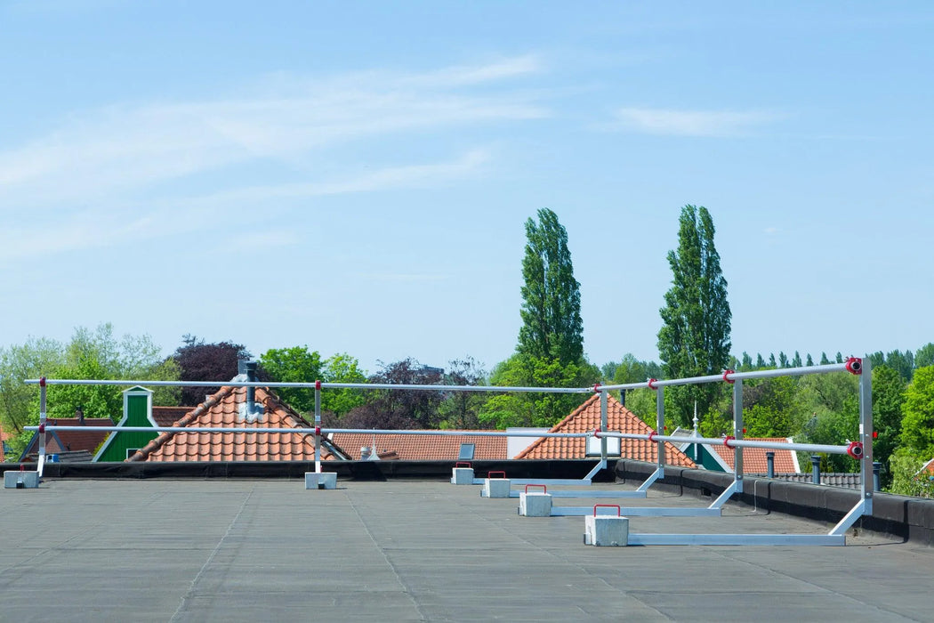 Eckverbindung Euroscaffold Dachrandsicherung Flachdach - Gerüstexpress.de