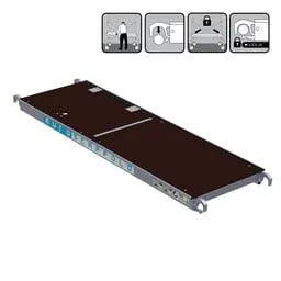 Ersatzplatten für Rollgerüst - Plattformen – Carbon oder Sperrholz 190/250/305 cm - Gerüstexpress.de