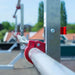 Euroscaffold Aluminium Handlauf 3 Meter für Flachdachdachsicherung - Gerüstexpress.de