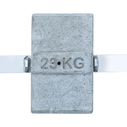 Euroscaffold Dachrandsicherung Betonstein 23 kg Flachdach - Gerüstexpress.de