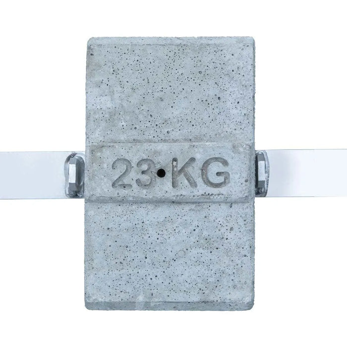 Euroscaffold Dachrandsicherung Betonstein 23 kg Flachdach - Gerüstexpress.de