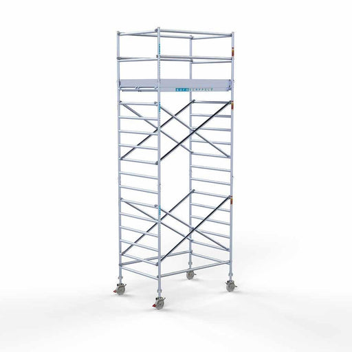 Anhänger + Rollgerüst Standard 135x190 6,2m Arbeitshöhe - GerüstExpress