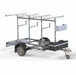 All-in-Angebot: Solar-Rollgerüst 135x250 8,2 m inklusive Solaraufzug, Dachrandabsicherung und Anhänger - GerüstExpress