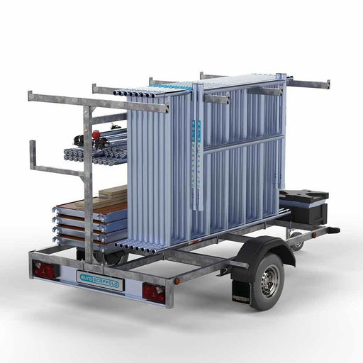 Gerüstanhänger 250 + Rollgerüst Basic 75x190 8,2m Arbeitshöhe - GerüstExpress