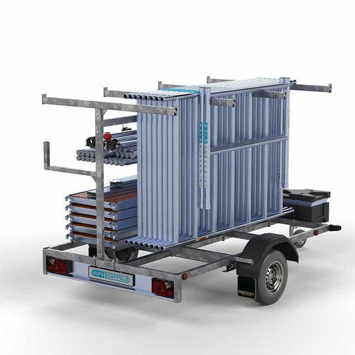 Gerüstanhänger 250 + Rollgerüst Standard 135x190 6,2m Arbeitshöhe - GerüstExpress