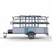 Gerüstanhänger 305 + Rollgerüst Standard 135x305 10,2m Arbeitshöhe einfaches Sicherheitsgeländer - GerüstExpress