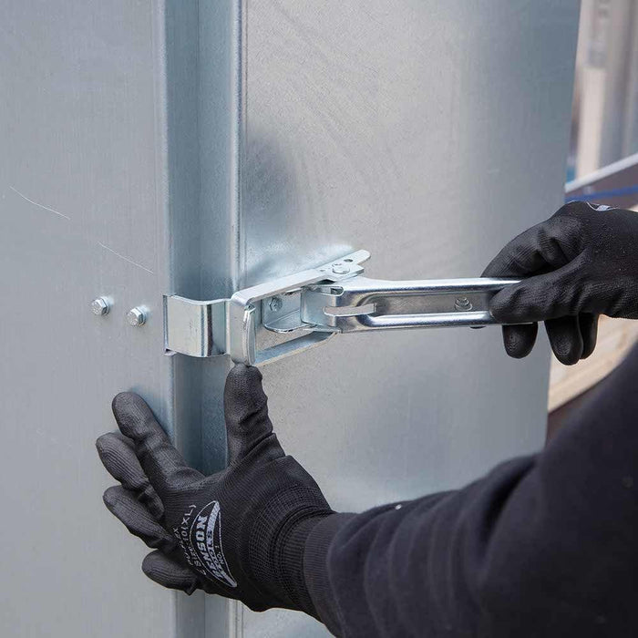 Gerüstanhänger abschließbarer Gerüstanhänger 250 + Rollgerüst Standard 135x250 10,2m Arbeitshöhe Carbonplattform einfaches Sicherheitsgeländer - GerüstExpress