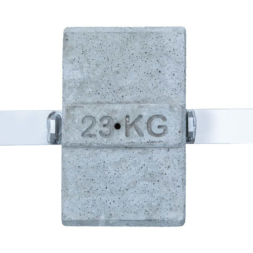 Euroscaffold Dachrandabsicherung Betonstein 23 kg Flachdach - GerüstExpress