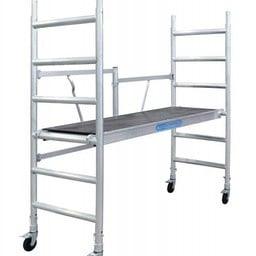 Euroscaffold Zimmergerüst – 5,0 m Arbeitshöhe mit Stabilisatoren - Gerüstexpress.de