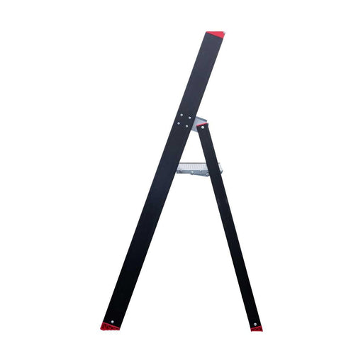 Eurostairs schwarz Stehleiter 1x3 Stufen - Limitierte Auflage - GerüstExpress