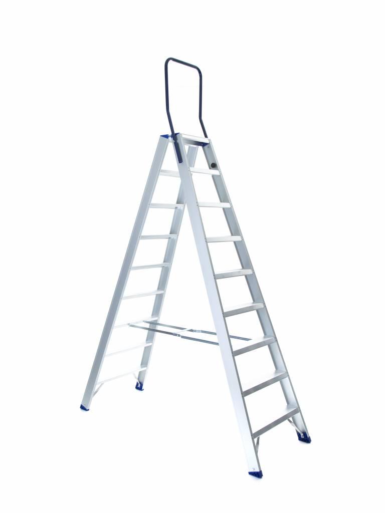 Treppe Doppeltreppen professionell 2x9 Stufen - GerüstExpress