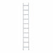 Eurostairs Heimleiter einseitig gerade 1x10 Sprossen - Gerüstexpress.de