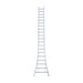 Eurostairs Leiter einfach gebogen 1x20 Sprossen - Gerüstexpress.de