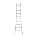 Eurostairs Leiter einfach gebogen 1x28 Sprossen - Gerüstexpress.de