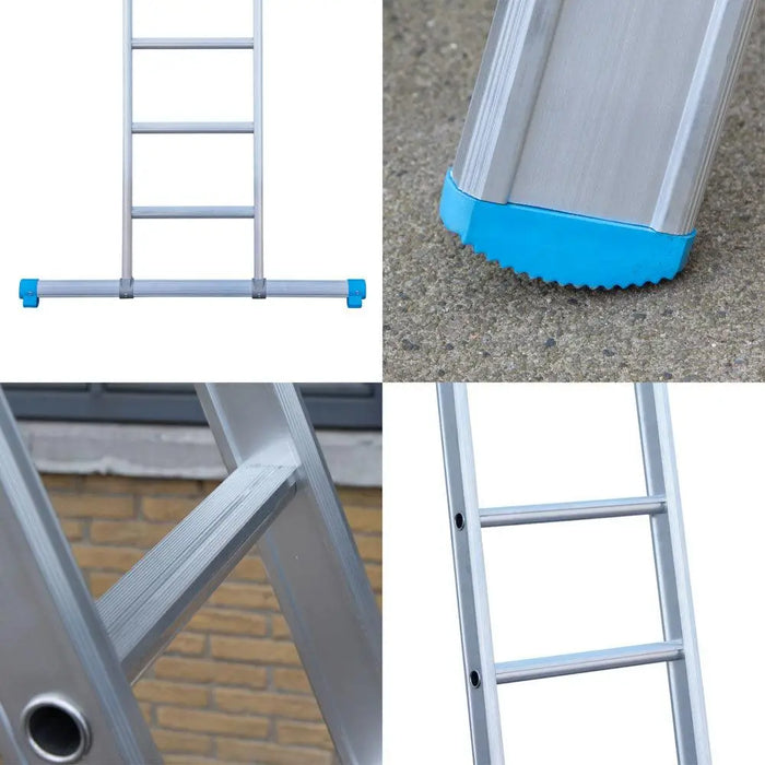 Eurostairs Leitern einfach gerade 1x12 Sprossen - Gerüstexpress.de