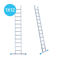 Eurostairs Leitern einfach gerade 1x12 Sprossen