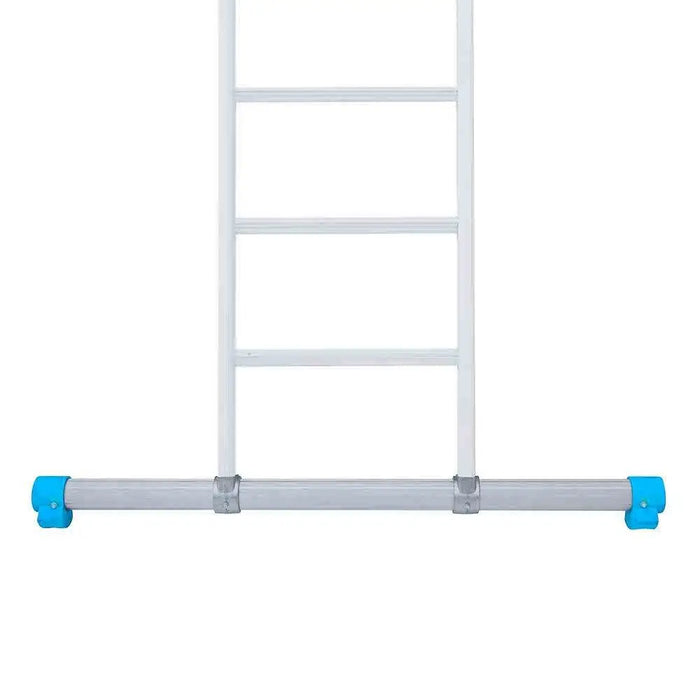 Eurostairs Mehrzweckleiter doppelt gerade 2x12 Sprossen + Giebelrollen - Gerüstexpress.de