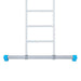 Eurostairs Mehrzweckleiter doppelt gerade 2x12 Sprossen + Giebelrollen - Gerüstexpress.de