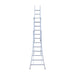 Eurostairs Mehrzweckleiter dreiteilig gebogen 3x8 Sprossen - Gerüstexpress.de