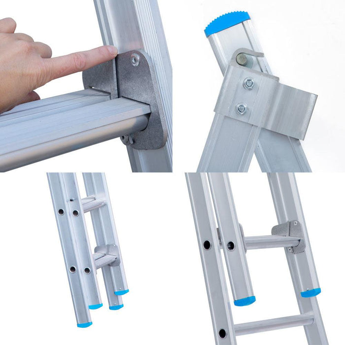 Eurostairs Mehrzweckleiter gerade 2x6 Sprossen - Gerüstexpress.de