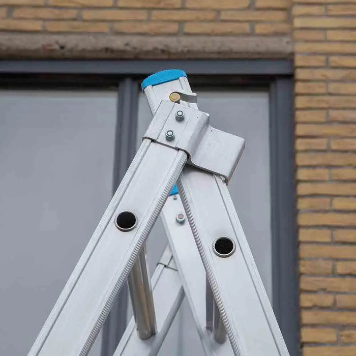 Eurostairs Merhzweckleiter doppelt gerade 2x10 Sprossen - Gerüstexpress.de