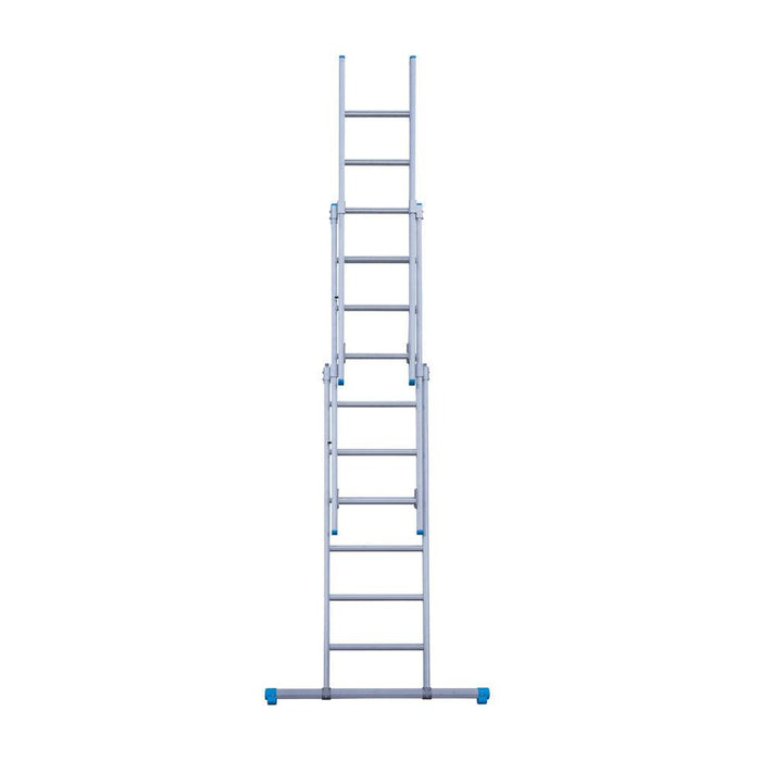 Eurostairs Merhzweckleiter dreiteilig gerade 3x6 Sprossen - Gerüstexpress.de
