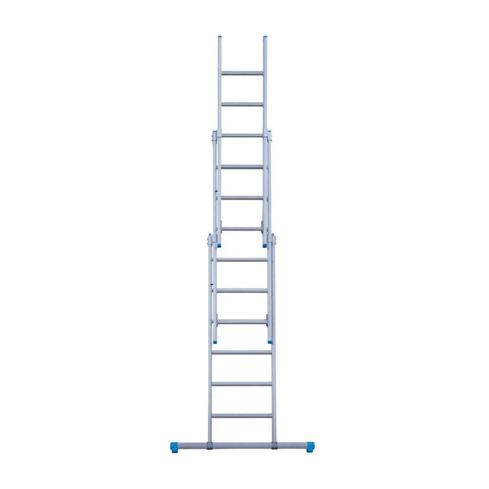 Eurostairs Merhzweckleiter dreiteilig gerade 3x6 Sprossen - Gerüstexpress.de