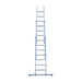 Eurostairs Merhzweckleiter dreiteilig gerade 3x7 Sprossen - Gerüstexpress.de