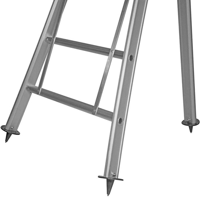 Eurostairs Obstbaumleiter Anlegeleiter gebogen 1x14 Sprossen - Gerüstexpress.de