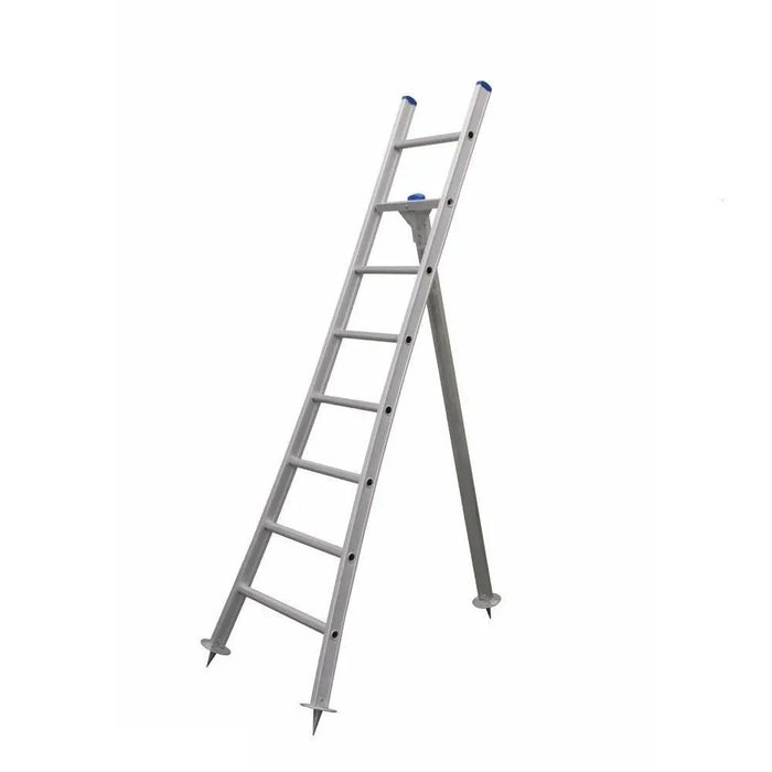 Eurostairs Obstbaumleiter einfach gebogen 1x8 Sprossen - Gerüstexpress.de