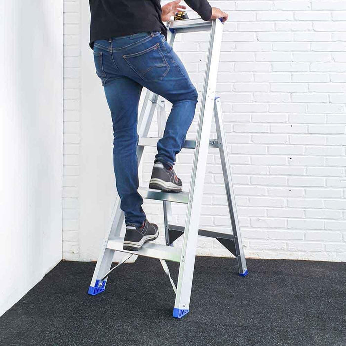 Eurostairs Prof. Stehleiter 1x3 Stufen - Gerüstexpress.de