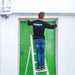 Eurostairs Prof. Stehleiter 1x4 Stufen - Gerüstexpress.de