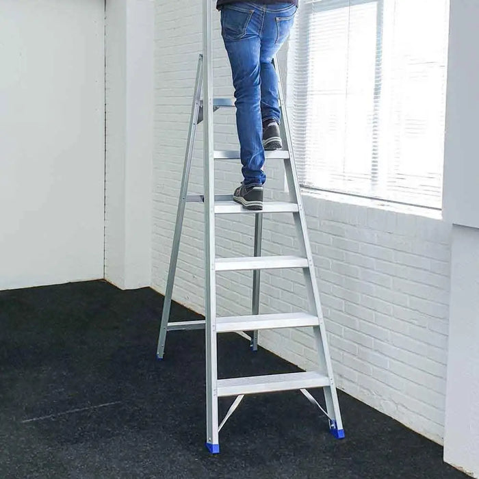 Eurostairs Prof. Stehleiter 1x6 Stufen - Gerüstexpress.de