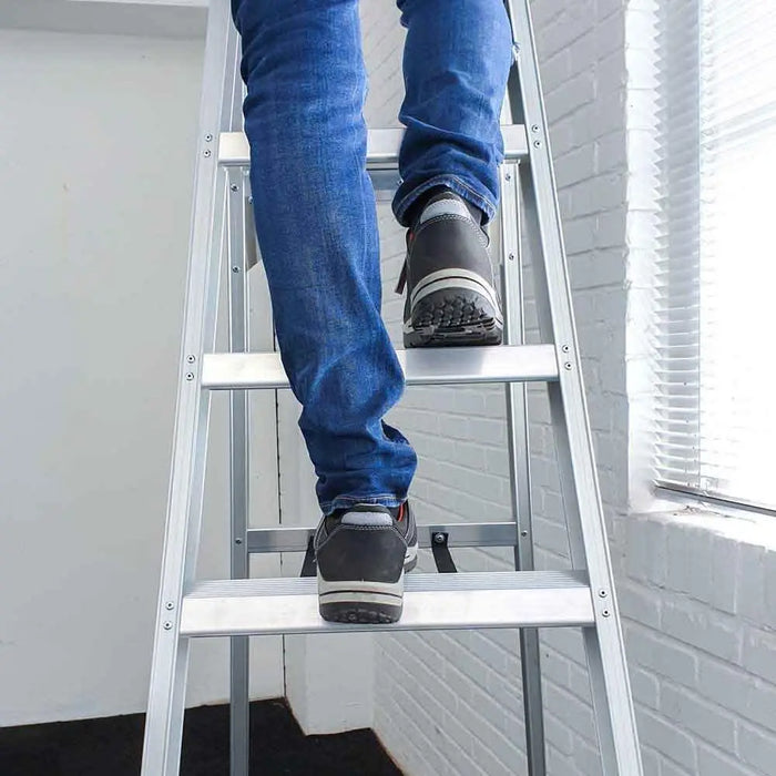 Eurostairs Prof. Stehleiter 1x6 Stufen - Gerüstexpress.de