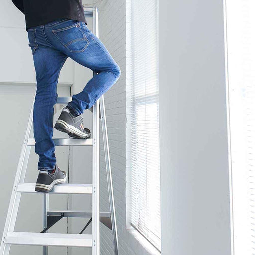 Eurostairs Prof. Stehleiter 1x8 Stufen - Gerüstexpress.de