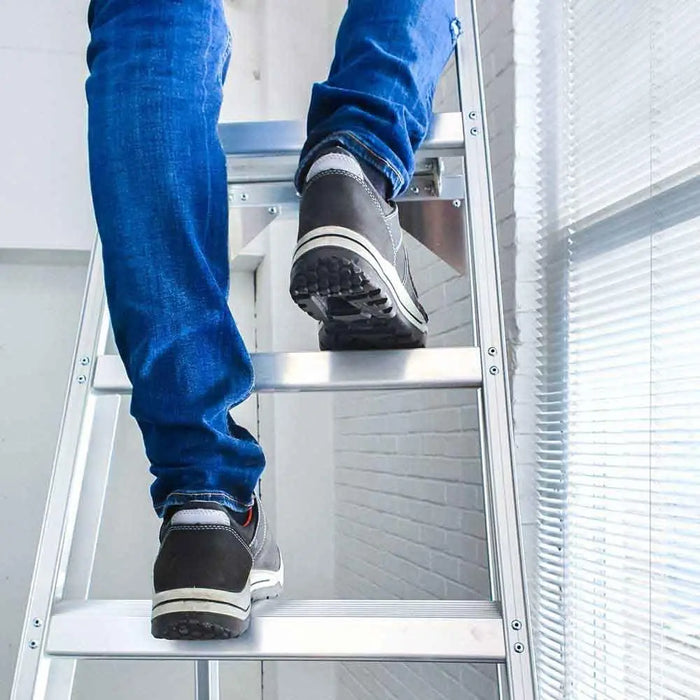 Eurostairs Prof. Stehleiter 1x8 Stufen - Gerüstexpress.de