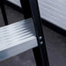 Eurostairs schwarz Stehleiter 1x2 Stufen - Limitierte Auflage - Gerüstexpress.de