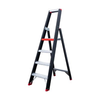 Escabeau Eurostairs noir 1x4 marches - Edition limitée