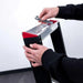 Eurostairs schwarze Stehleiter 1x4 Stufen - Limitierte Auflage - Gerüstexpress.de