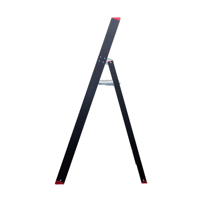 Eurostairs schwarze Stehleiter 1x4 Stufen - Limitierte Auflage - Gerüstexpress.de