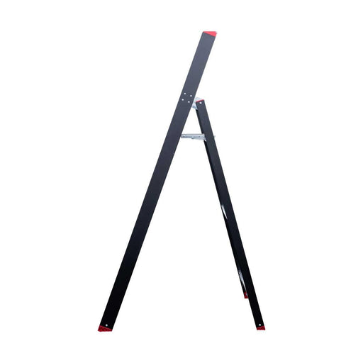 Eurostairs schwarze Stehleiter 1x5 Stufen - Limitierte Auflage - Gerüstexpress.de