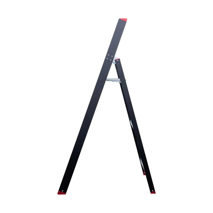 Eurostairs schwarze Stehleiter 1x5 Stufen - Limitierte Auflage - Gerüstexpress.de