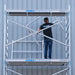 Gerüstanhänger 250 + Rollgerüst Basic 75x190 10,2m Arbeitshöhe - Gerüstexpress.de