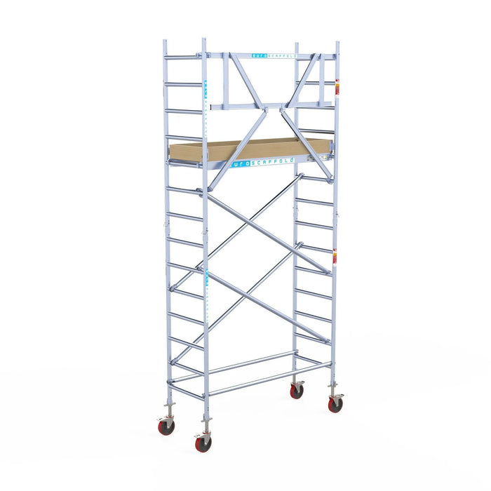 Gerüstanhänger 250 + Rollgerüst Basic 75x190 5,2m Arbeitshöhe - Gerüstexpress.de