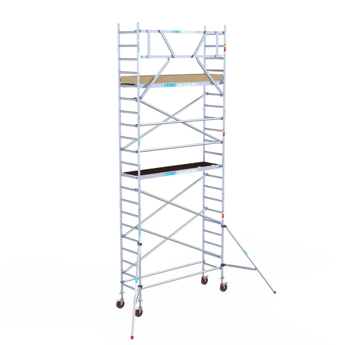 Gerüstanhänger 250 + Rollgerüst Basic 75x250 7,2m Arbeitshöhe - Gerüstexpress.de