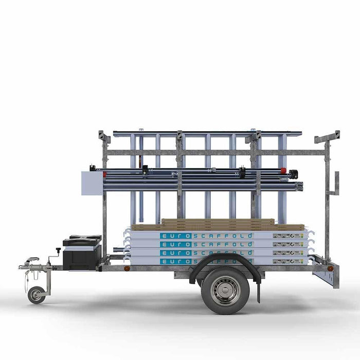 Gerüstanhänger 250 + Rollgerüst Basic 90x190 6,2m Arbeitshöhe - Gerüstexpress.de