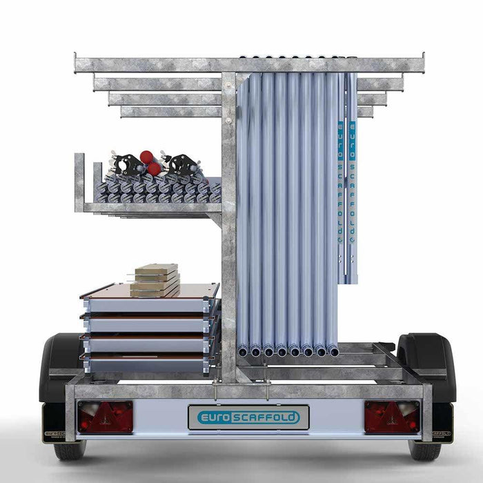 Gerüstanhänger 250 + Rollgerüst Basic 90x190 6,2m Arbeitshöhe - Gerüstexpress.de