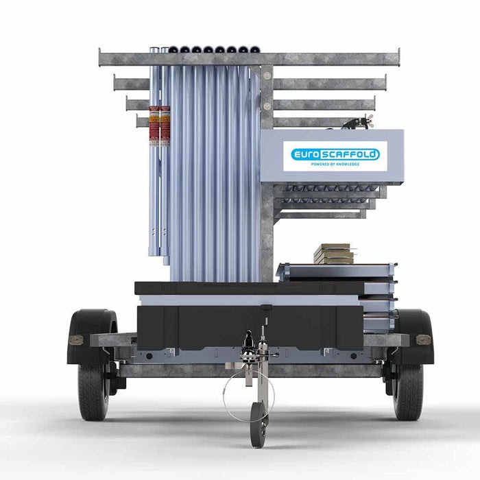 Gerüstanhänger 250 + Rollgerüst Basic 90x190 6,2m Arbeitshöhe - Gerüstexpress.de