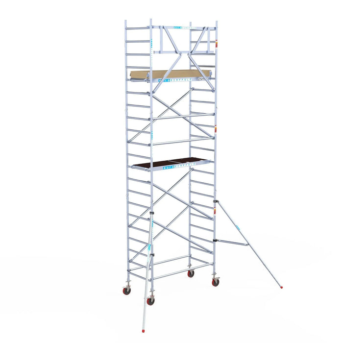 Gerüstanhänger 250 + Rollgerüst Basic 90x190 7,2m Arbeitshöhe - Gerüstexpress.de